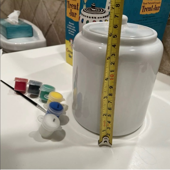 CANISTER COOKIE JAR DECORATE ARTS & Crafts kitchen treat Xmas activity kit paint - Picture 5 of 15
